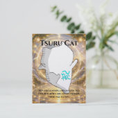 Carte Omamori Card #006 – Tsuru Cat | Connection • Oppor (Debout devant)