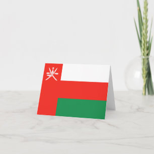 Carte Oman drapeau