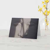 Carte ombre Bouddha (Fleur jaune)