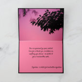 Carte Ombre de branche d'arbre de paysage noir violet él (Intérieur)