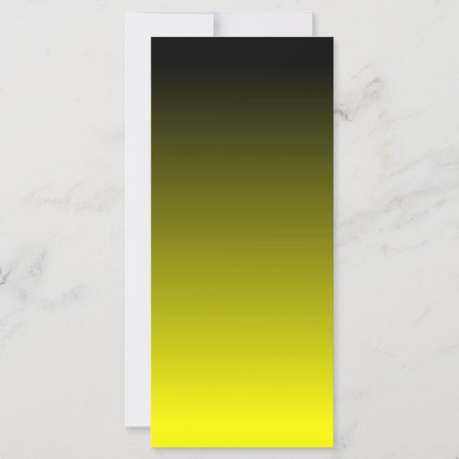 Carte Ombre jaune noir (Devant)