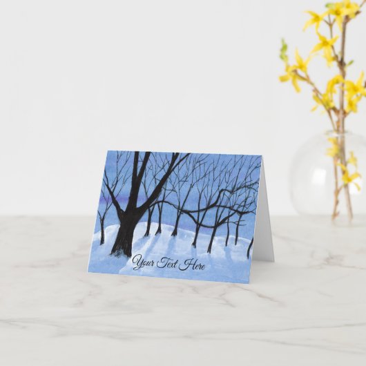 Carte Ombres de lune (Fleur jaune)