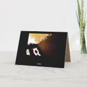 Carte Ombres du coucher du soleil (Dos)