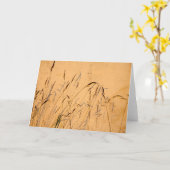 Carte Ombres estivales (Fleur jaune)