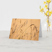 Carte Ombres estivales (Fleur jaune)