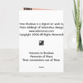 Carte Ombres temporelles (Dos)