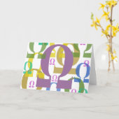 Carte Oméga (Fleur jaune)