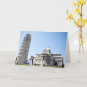 Carte OMG ça penche vraiment (Fleur jaune)