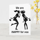 CARTE ON DIT "FÉLICITATIONS" & ON VA VOUS REGRETTER ! (Fleur jaune)