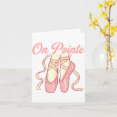 Carte On Inte Ballet Funny Ballerina Pun Dance  (Fleur jaune)