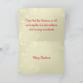 Carte On manquera Noël distanciation sociale (Intérieur)