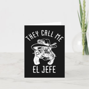 Carte On M'Appelle El Jefe Chef Mexicaine Mexico Sher