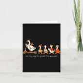 Carte On My Way To Spread The Goosepel (Devant)