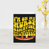 Carte On My Wurst Behavior And I Dont Give A Schnitzel (Fleur jaune)