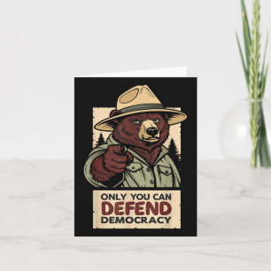 Carte On Ne Peut Défendre La Démocratie - Contre L'Autor