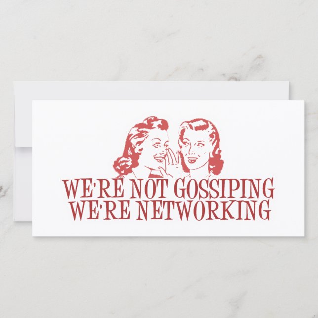 Carte On ne va pas commenter Était Réseau (Devant)