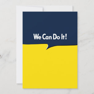 Carte On peut le faire Rosie