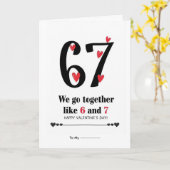 Carte On se complète comme le 6 et le 7, idée pour la Sa (Fleur jaune)