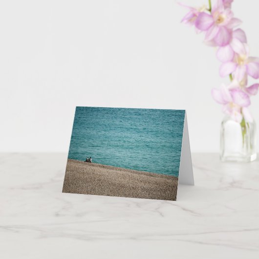 Carte On the beach at Beer (Orchidée)