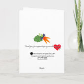 Carte on va ensemble comme des pois et des carottes (Dos)