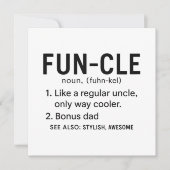 Carte Oncle Anniversaire (Devant)