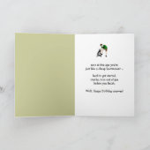 Carte Oncle Anniversaire Drôle Insulte de tondeuse (Intérieur)