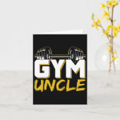 Carte Oncle de gym (Fleur jaune)