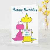 Carte Oncle de joyeux anniversaire (Fleur jaune)