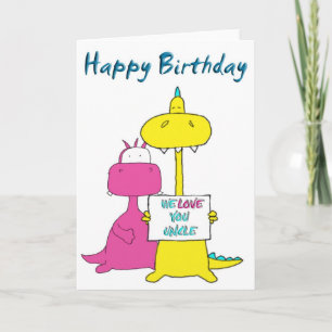 Carte Oncle de joyeux anniversaire