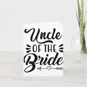 Carte Oncle De La Mariée Mariage Fête Famille Mariage Sh