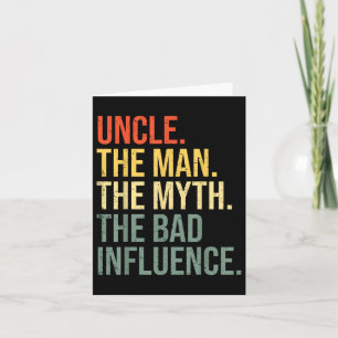 Carte Oncle L'Homme Le Mythe La Mauvaise Influence Meill
