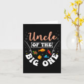 Carte Oncle Of The Big One Fishing Anniversaire Annivers (Fleur jaune)