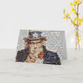 Carte Oncle SAM Mosaic (Fleur jaune)