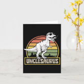 Carte Oncle T Rex Dinosaure Oncle Saurus Assorti F (Fleur jaune)