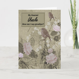 Carte Oncle - Un dernier adieu - Peinture numérique