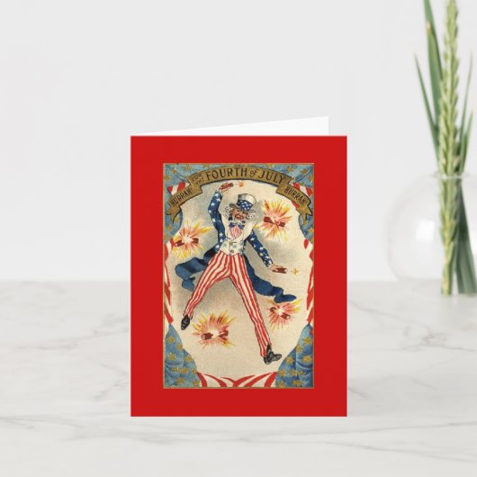 Carte Oncle vintage Sam (Devant)