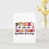 Carte Oncologie Des Rayons De Tic Ou De Traitement Hallo (Fleur jaune)