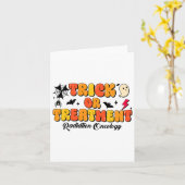 Carte Oncologie Du Rayonnement De Trick Ou De Traitement (Fleur jaune)