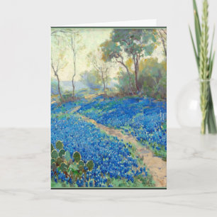 Carte Onderdonk - A Hillside of Bluebonnets - Texas