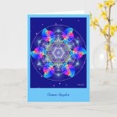 Carte Ondes cosmiques (Fleur jaune)