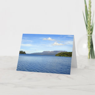 Carte Ondes sur le lac Tikitapu (lac Bleu), Nouvelle-Zél