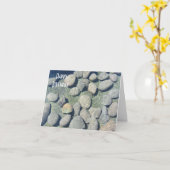 Carte Ondes sur l'eau (Fleur jaune)