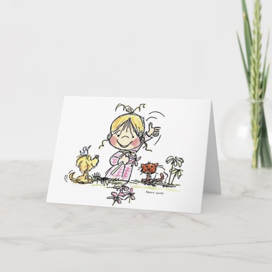 Carte Ondulation de la fille FL-001 (Devant)