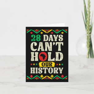 Carte One Month Can't Hold Our History African Black His