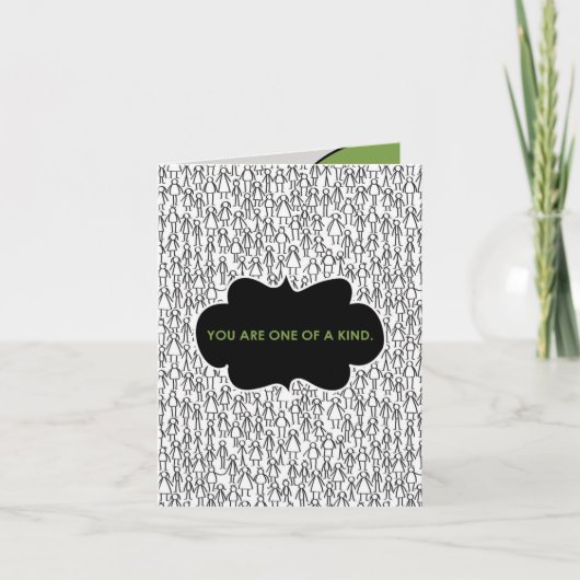 Carte One of A Kind (Devant)