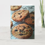 Carte ONE SMART COOKIE ***SISTER's BIRTHDAY***<br><div class="desc">I think this cookie card is FUN and so ADORABLE of a way to say HAPPY BIRTHDAY TO ***YOUR SISTER** and,  if she's a baker = even better :) LET'S NOT FORGET THE "LIKE A SISTER" BEST FRIEND IN YOUR Life AS WELL!!</div>