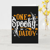 Carte One Soky Daddy Funny Halloween Family Matching  (Fleur jaune)