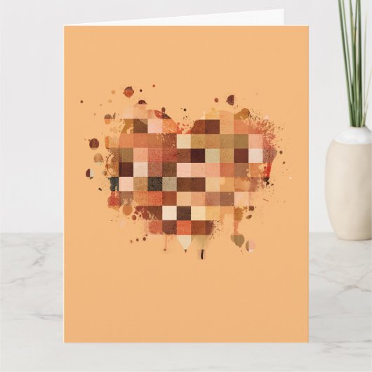 Carte One World Heart (Devant)