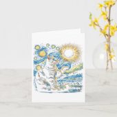 Carte Onglet (Fleur jaune)