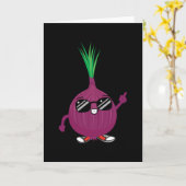 Carte Onion cool (Fleur jaune)